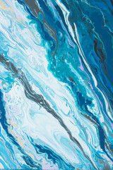 Obraz na płótnie obraz nowoczesny woda olej sztuka