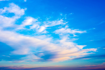 blue cloudy sky background