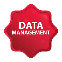 Wall Mural - Data Management misty rose red starburst sticker button
