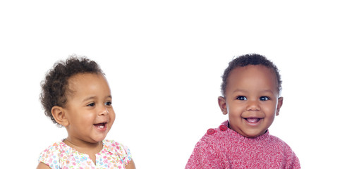 Canvas Print - Two Afro American Babies