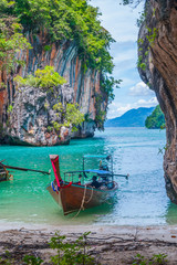 Bay of Koh Lao La Ding island, Krabi