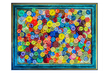 abstract picture of colorful buttons