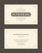 © provectors - Luxury business card and vintage ornament logo vector template.