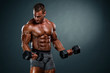 © mrbigphoto - Bodybuilder Lifting Weights