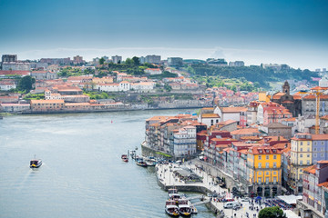 Wall Mural - Porto colorful buildings