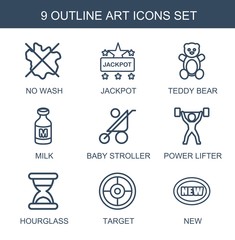 Aufkleber - art icons