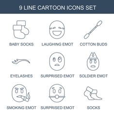 Sticker - cartoon icons