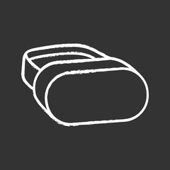 VR headset chalk icon