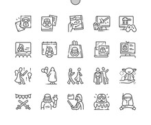 Star Wars Day Well-crafted Pixel Perfect Vector Thin Line Icons 30 2x Grid For Web Graphics And Apps. Simple Minimal Pictogram