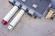 © netsay - Aerial Shot of Industrial Warehouse/ Storage Building/ Loading