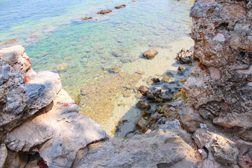 stones in water