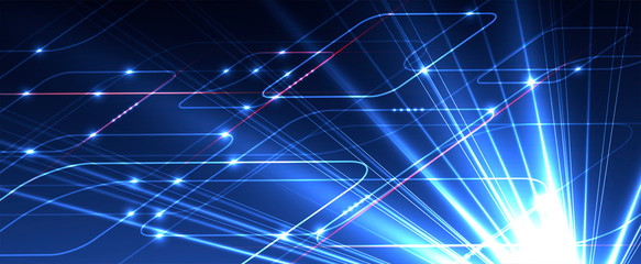 Abstract tech background. Futuristic technology interface