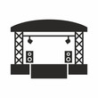 Concert stage icon
