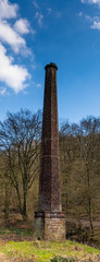 Wall Mural - Blick auf alten Schornstein aus vergangener  Zeit