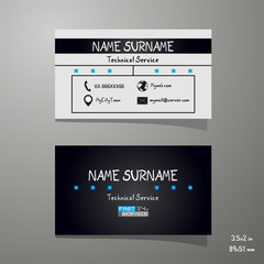 Wall Mural - Business card design