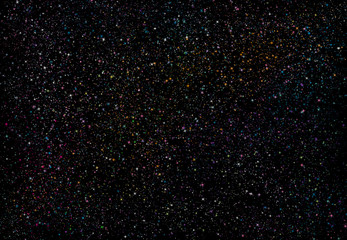 Wall Mural - Star field in galaxy space with nebula, abstract watercolor digital art painting for texture background