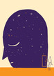 © Giulia - Illustration of space in man's head