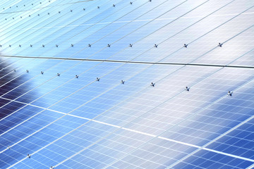 Solar panels background. Photovoltaic renewable energy source