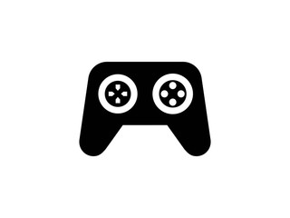 joystick glyph vector icon