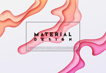 Wall Mural - minimal abstract liquid background