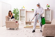 © Elnur - Young professional contractor doing pest control at flat