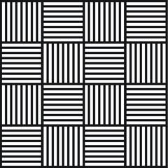 Black Stripe Alternating Clear Seamless Vector