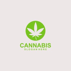 CANNABIS LOGO TEMPLATE