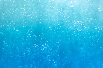 air bubbles in the water background.abstract oxygen bubbles in the sea.circle foamy air in the ocean