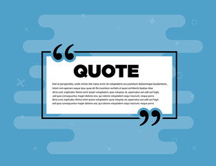 Wall Mural - Remark quote text box poster
