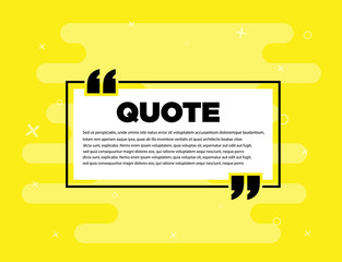 Wall Mural - Remark quote text box poster