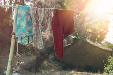Clothes Hung Out To Dry