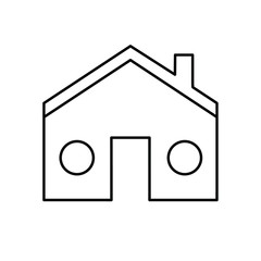 home line vector icon