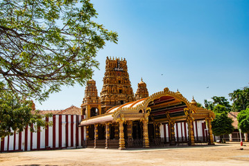 hindu temple (Nallur Kandaswamy Kovil) in Jaffna in Sri Lanka