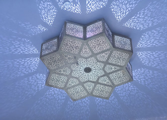 Sticker - arabic lantern on the ceiling