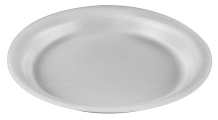 Plastic food tray,Styrofoam food tray isolated on white background