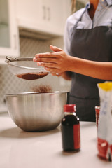 Wall Mural - Cake preparation