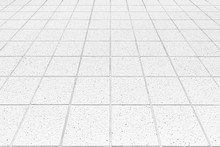 Outdoor White Stone Tile Floor Texture And Background