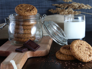 Cookies and milk