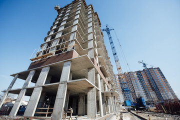 New multi-storey building under construction