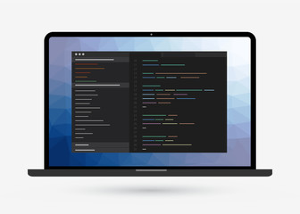 development and programming software coding icon