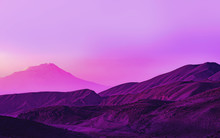 Purple Mountain Landscape