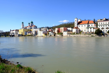 Canvas Print - Spaziergang in Passau, Städtereise, Deutschland