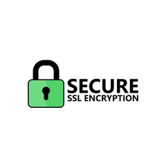 Canvas Print - Secure Connection SSL Icon or sign