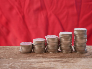 stacks of coins background