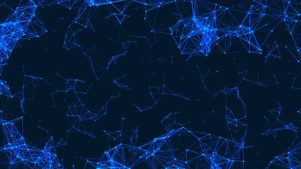 Wall Mural - background network technology