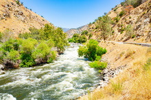 Sequoia National Forest, Kern River In California, USA