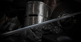 Fototapeta Dinusie - Sword Shield and Helm