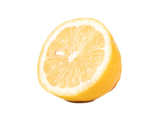 Wall Mural - Half fruit lemon