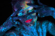 Cosmic close up UV portrait