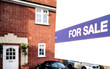 Estate agent 'For Sale' sign board